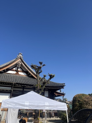 11/8土曜日～お寺deマルシェに参加しました